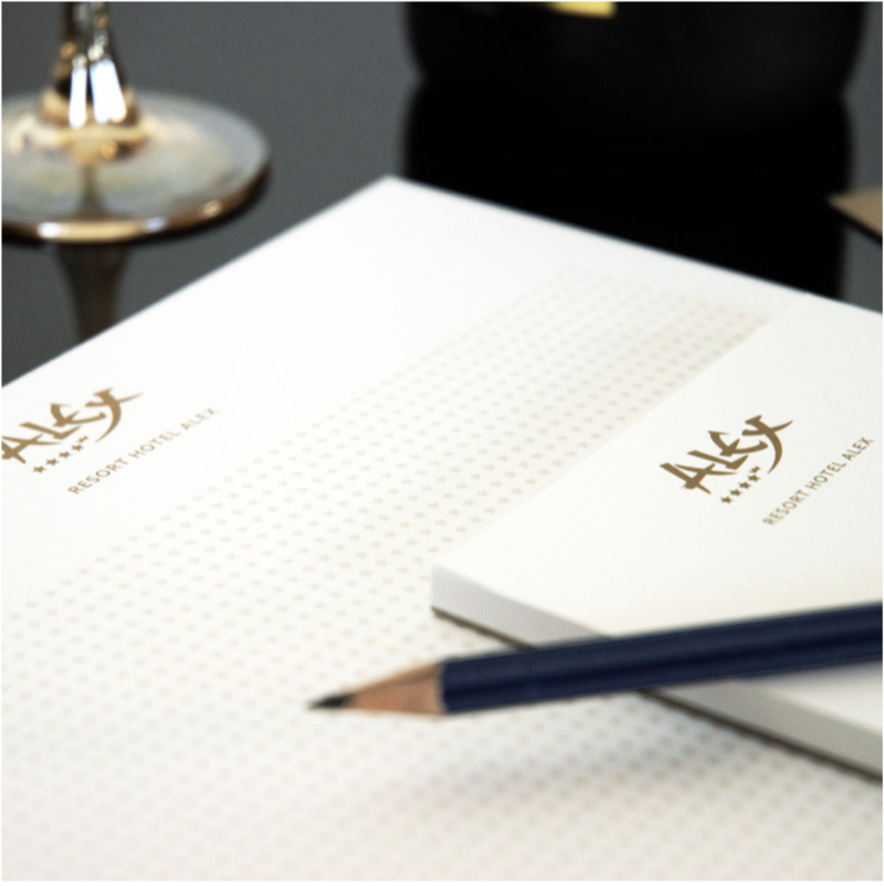 Hotel Alex Corporate Design Drucksachen