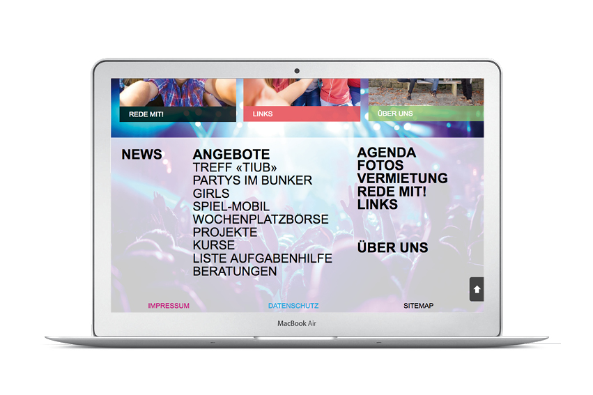 Navigation und Angebote der Kinder- und Jugendarbeit Spiez